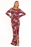 Alima Maxi Dress Berry Floral