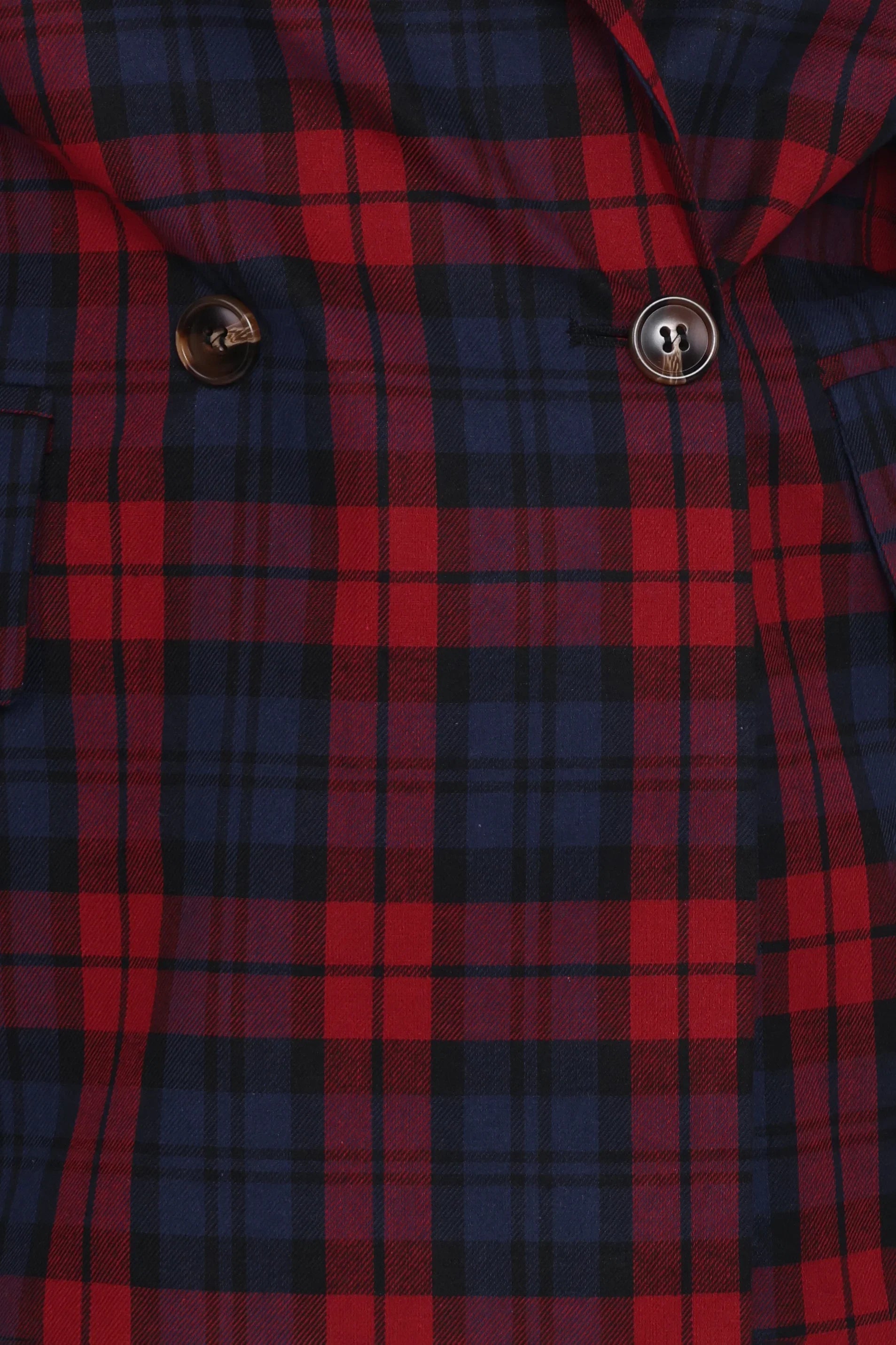 Juliette Blazer Red Plaid
