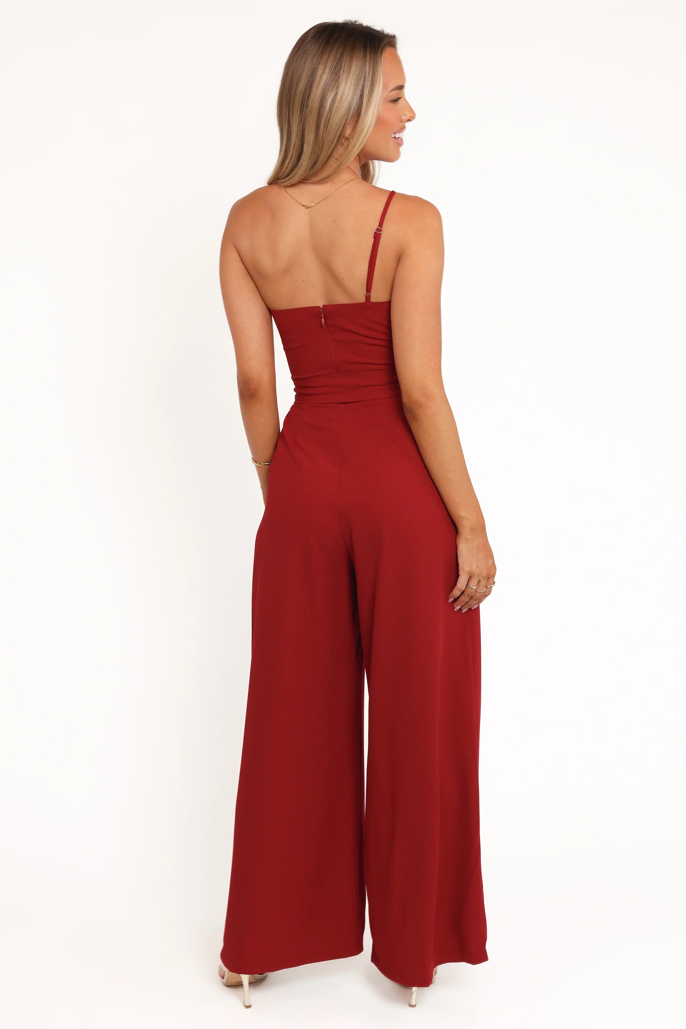 Leyton Jumpsuit Deep Red