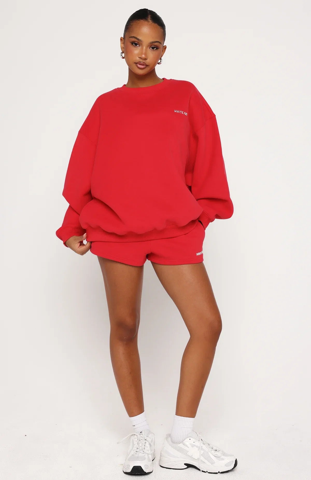 Test Drive Oversized Sweater Red