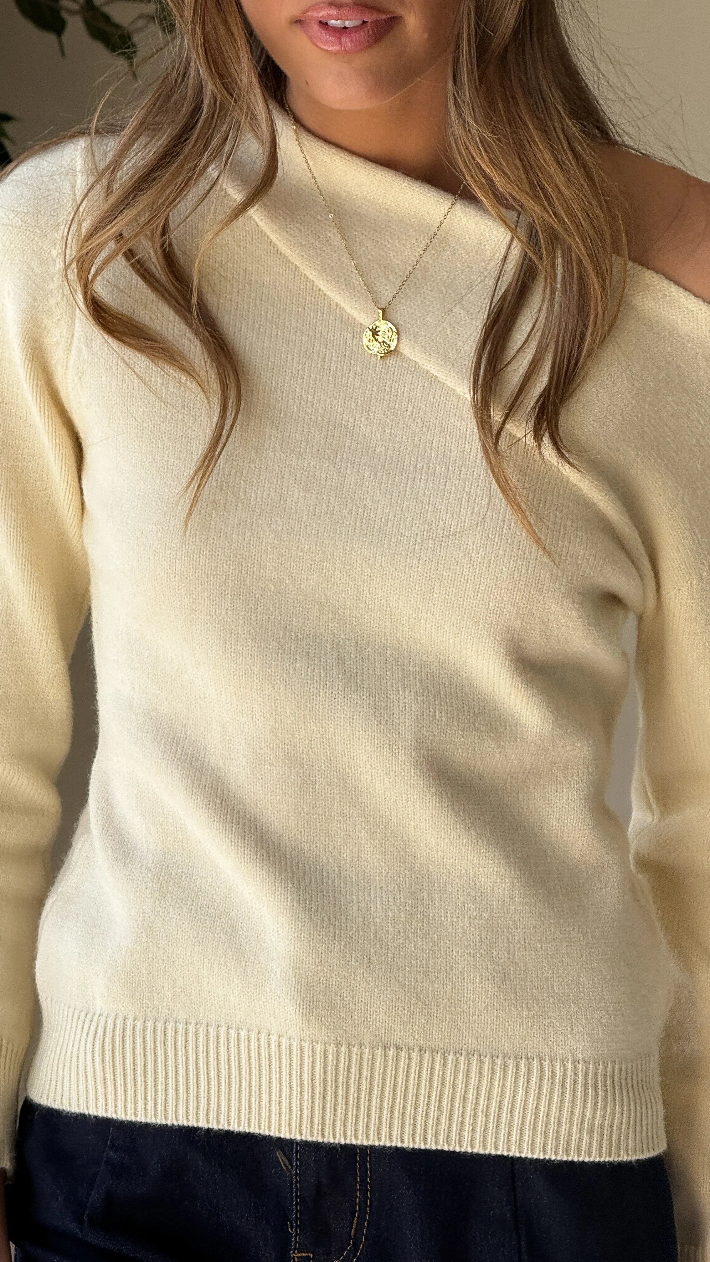 Briella Boat Neck Sweater Butter