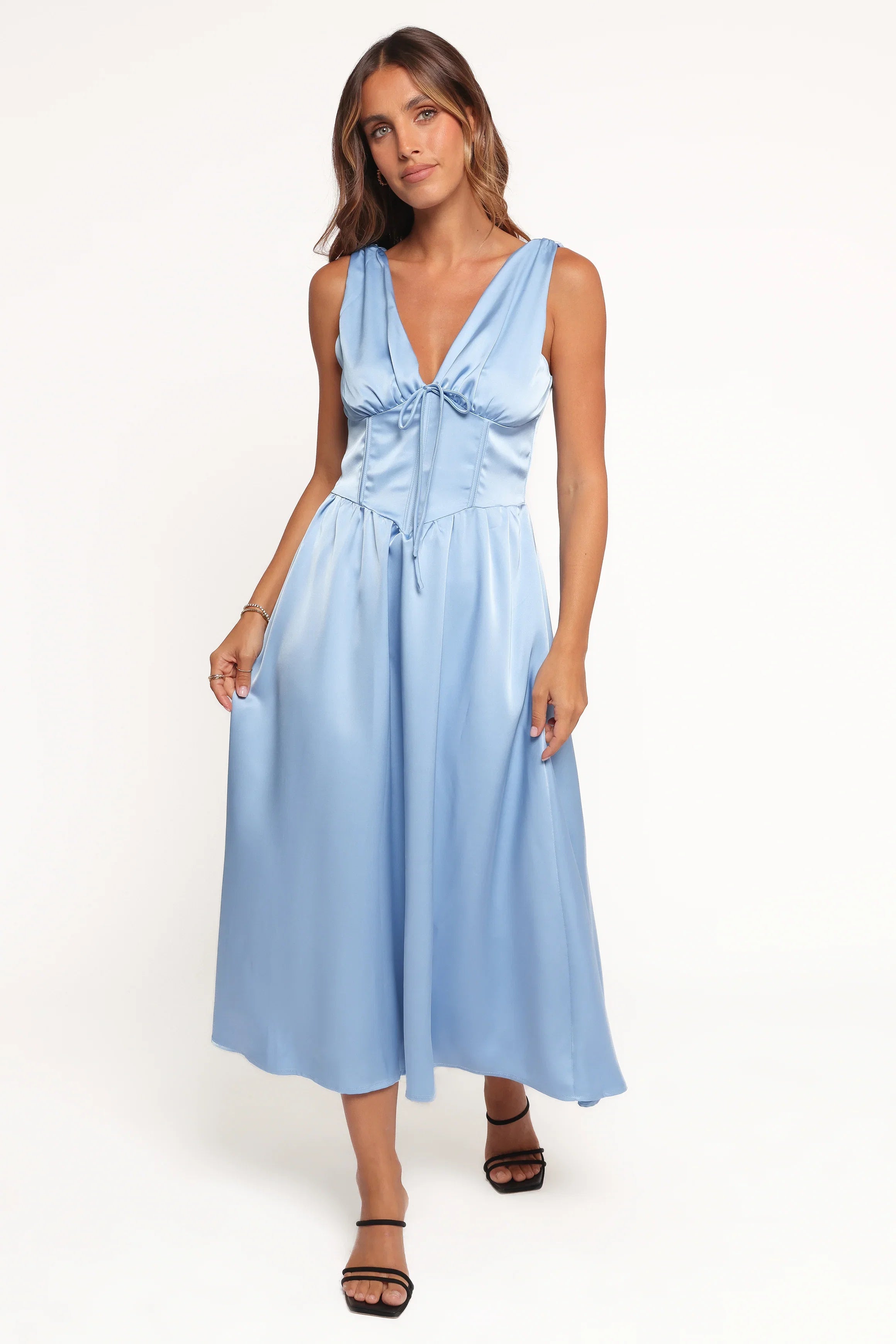 Verena Midi Dress Periwinkle Blue
