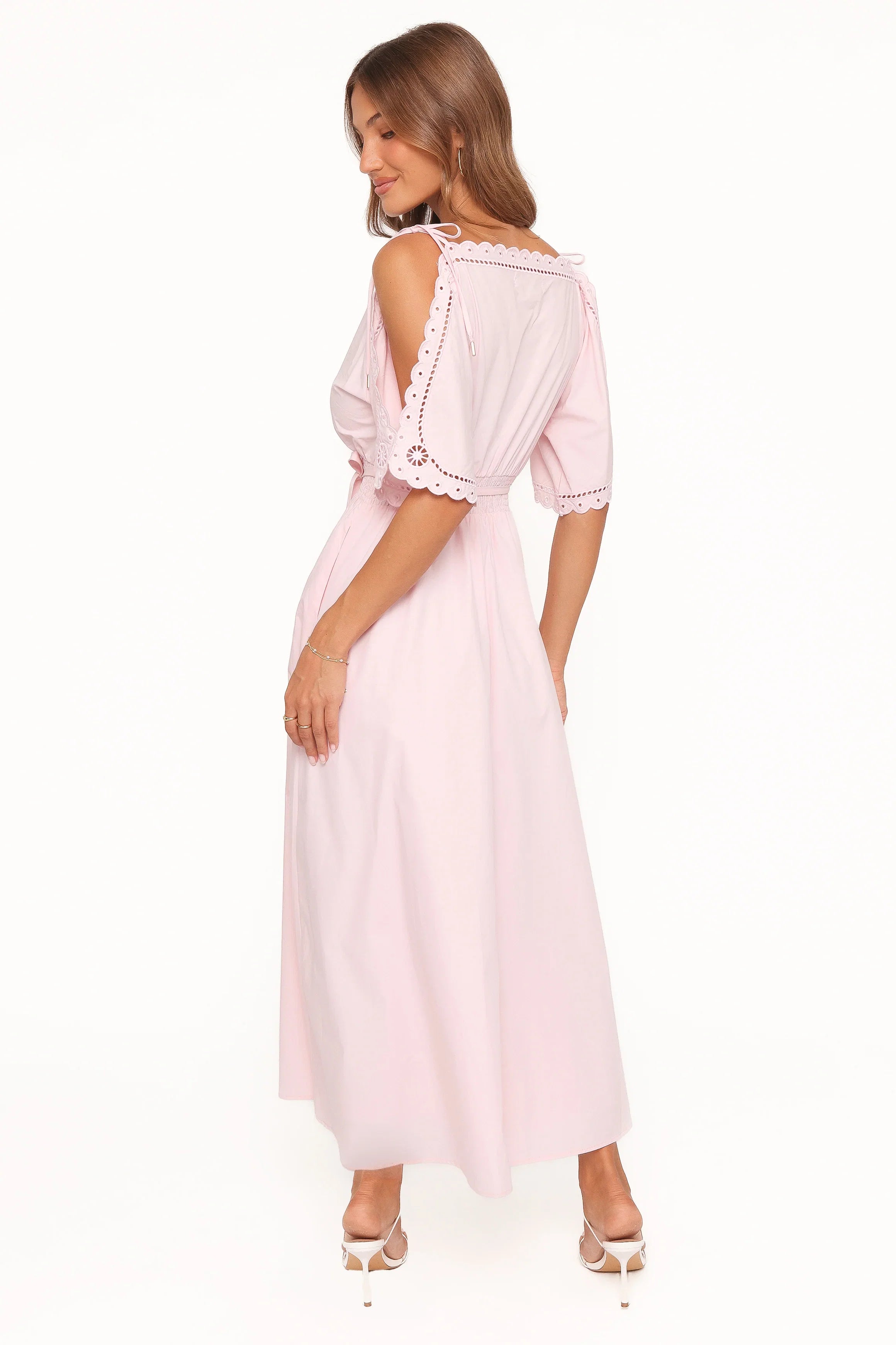 Nellie Midi Dress Petal Pink
