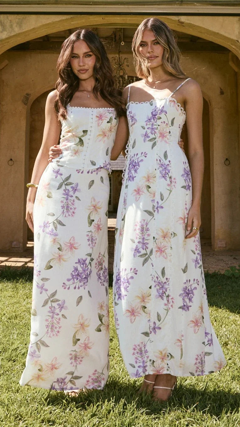 Carlia Maxi Dress Botanical Bloom