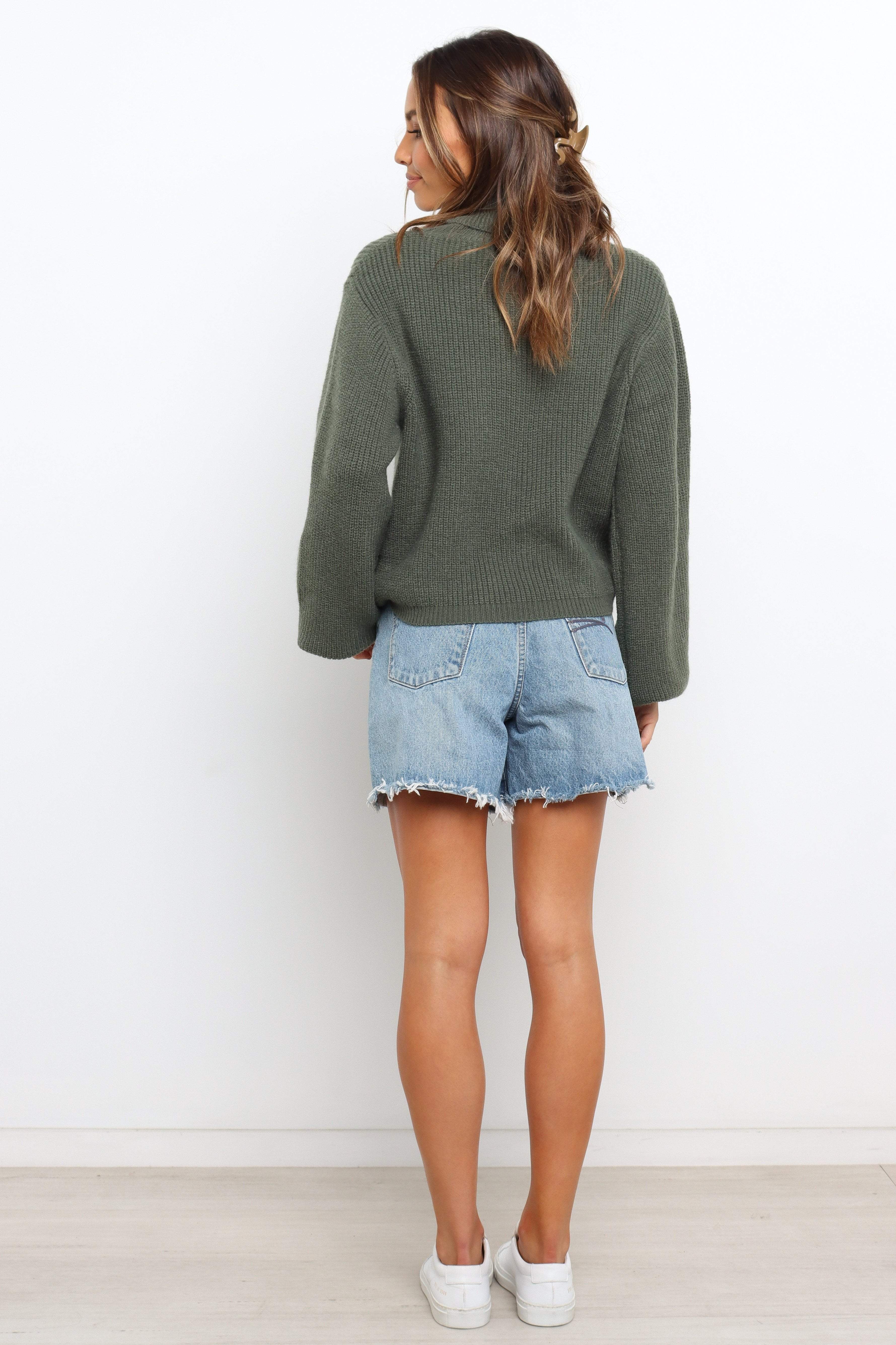 Freddie Knit Sweater Green