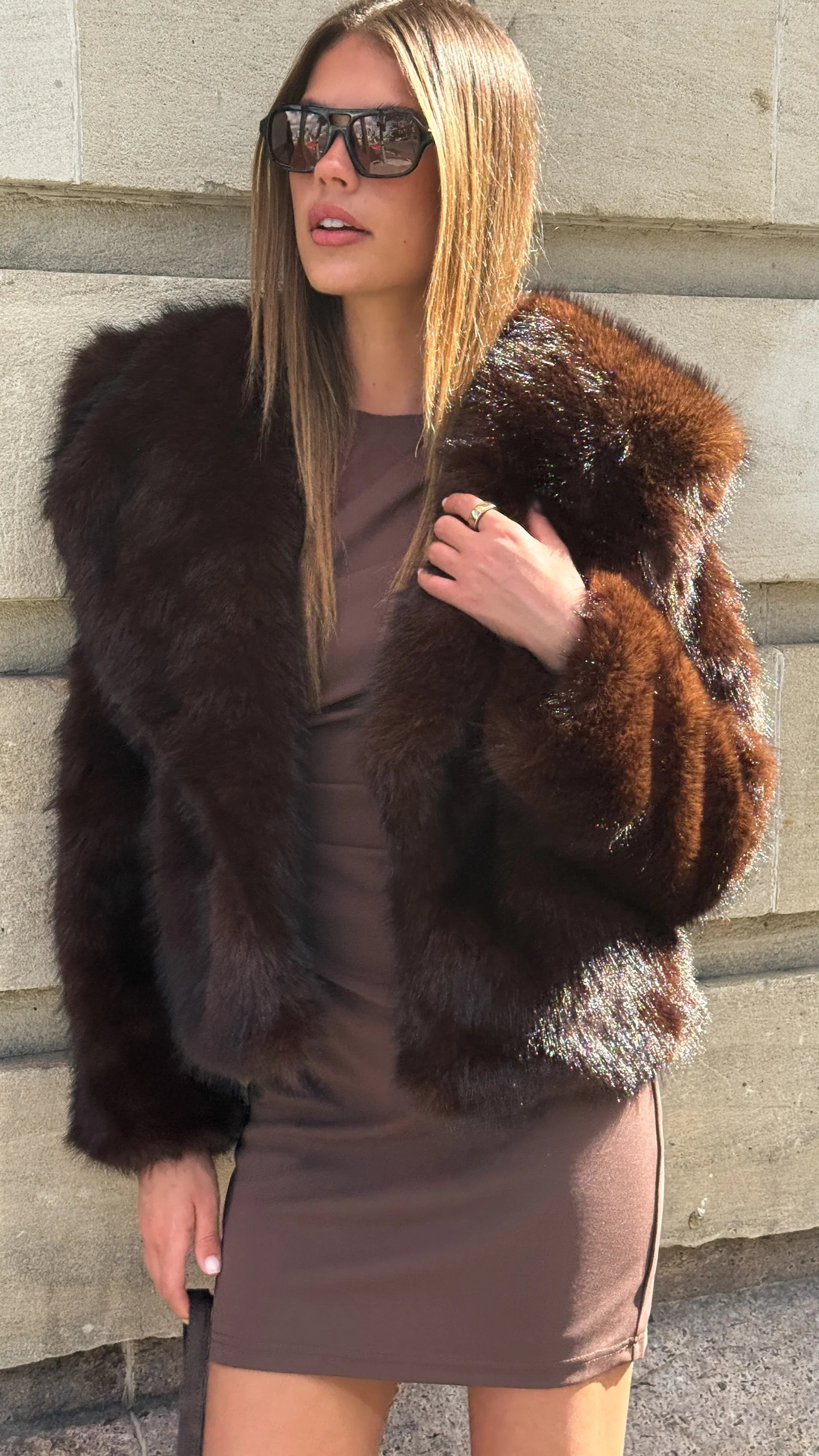 Tatia Jacket Dark Brown