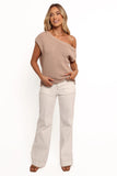 Coco Knit Top Beige