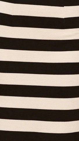 Tarron One Shoulder Maxi Dress Black White