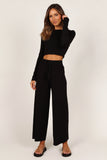 Ayers Long Sleeve Set Black