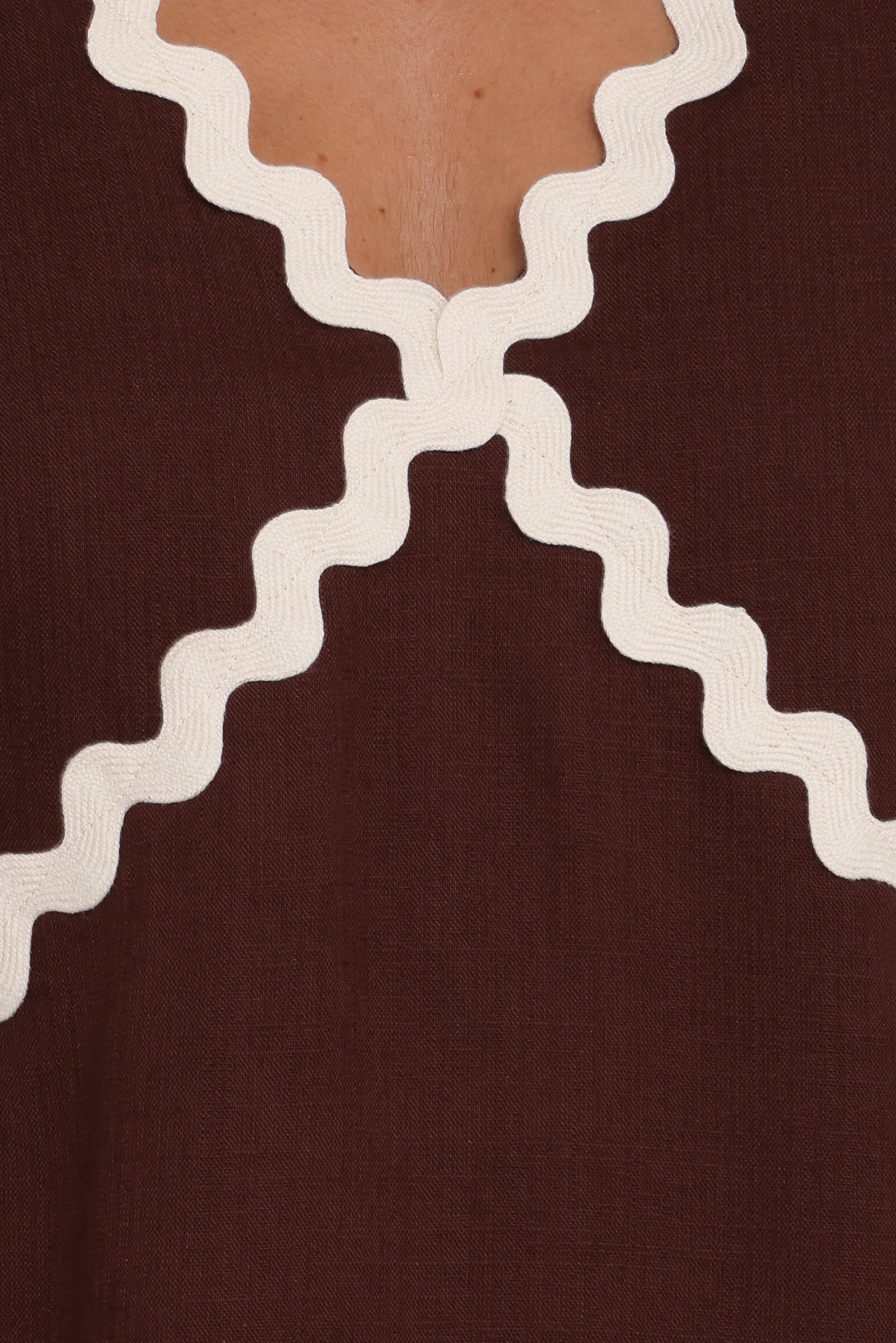 Lark Mini Dress Brown