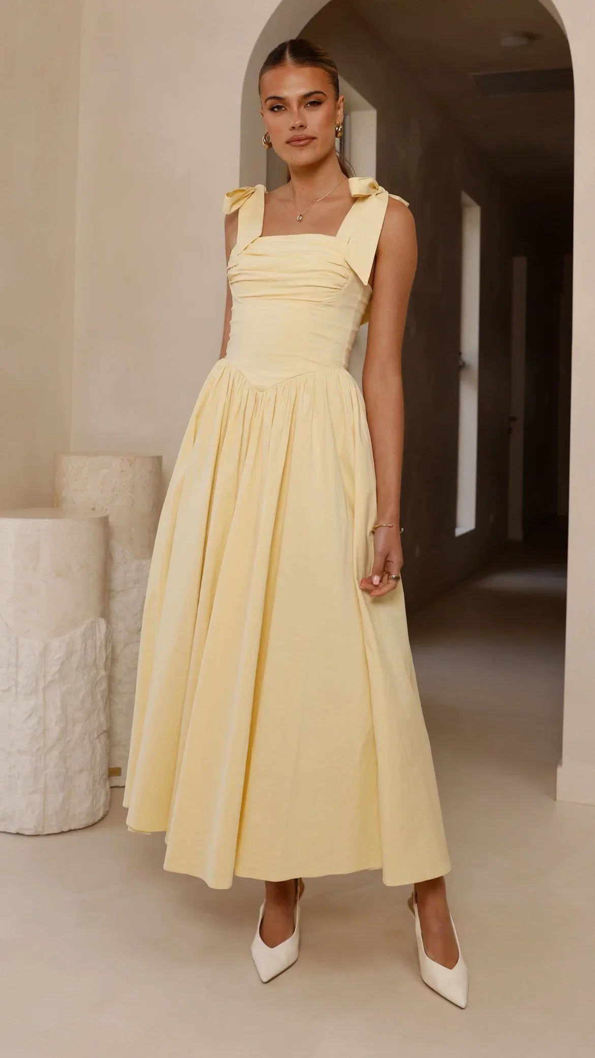 Haisley Maxi Dress Yellow