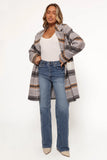 Zella Long Coat Grey Multi