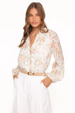 Marni Top White Multi Floral