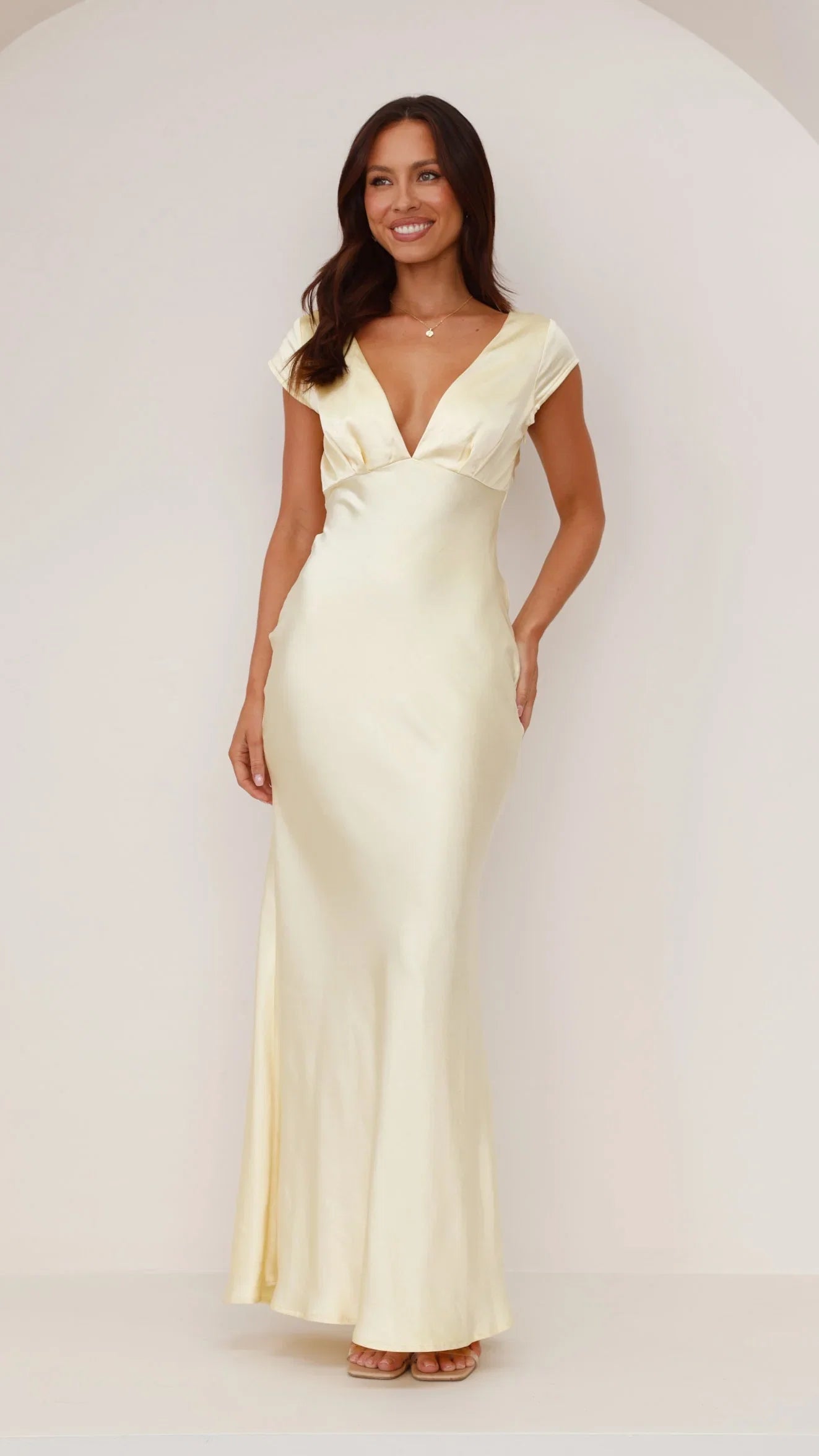 Amelia Maxi Dress Yellow