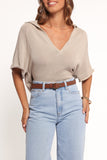 Eldora Knitted Top Oatmeal