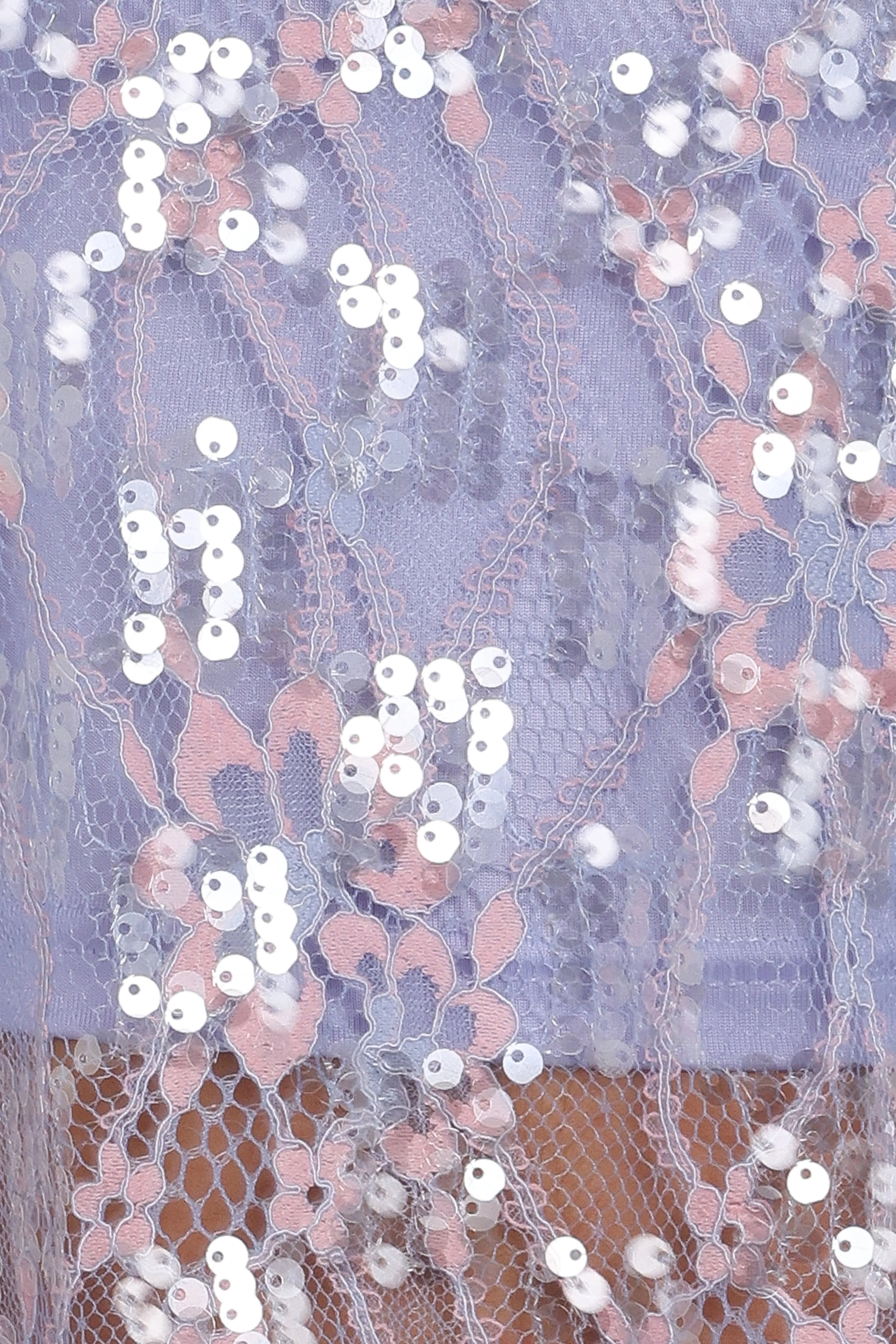 Yonder Sheer Panel Lace Maxi Skirt Purple