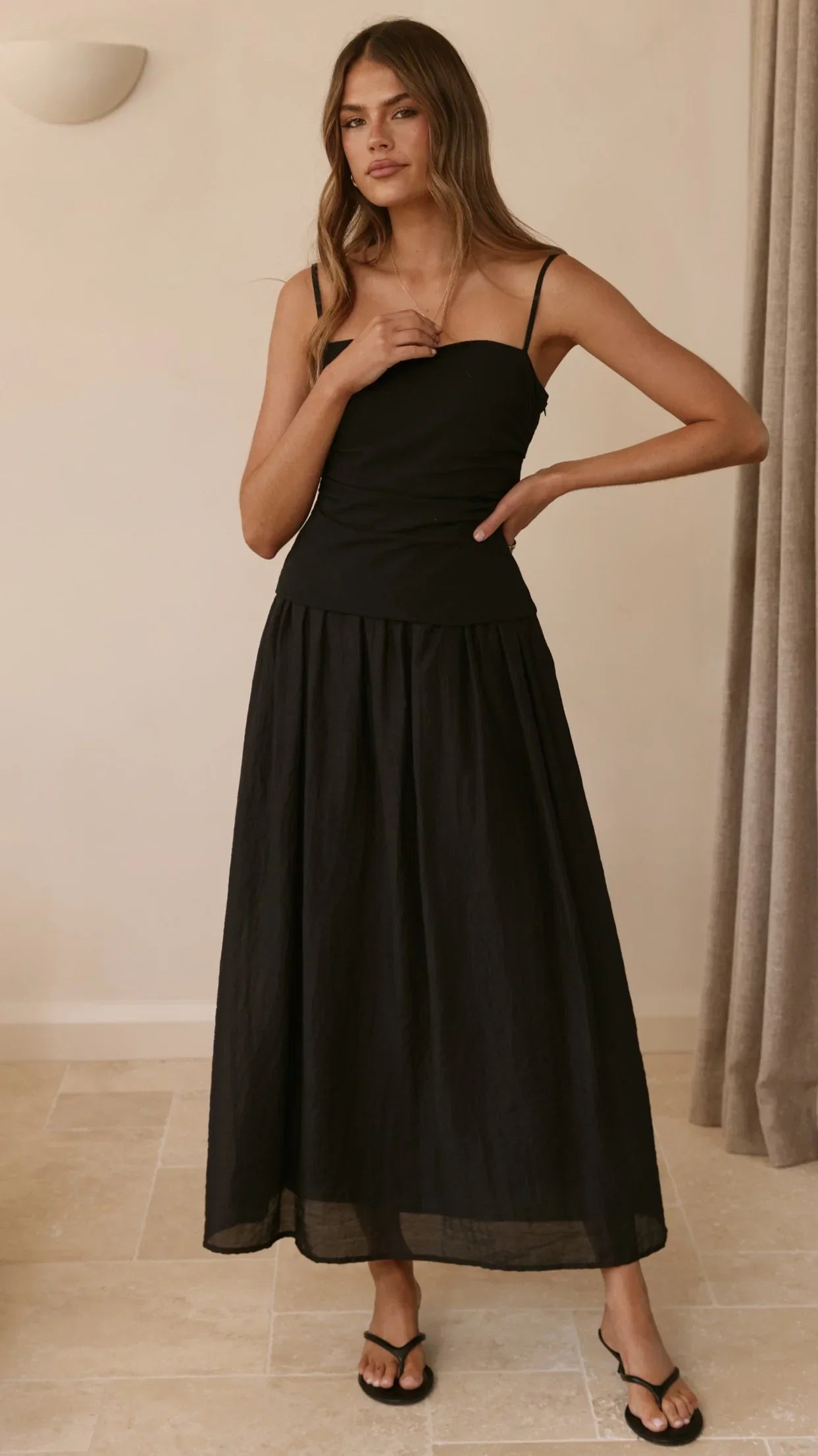 Valentina Maxi Dress Black
