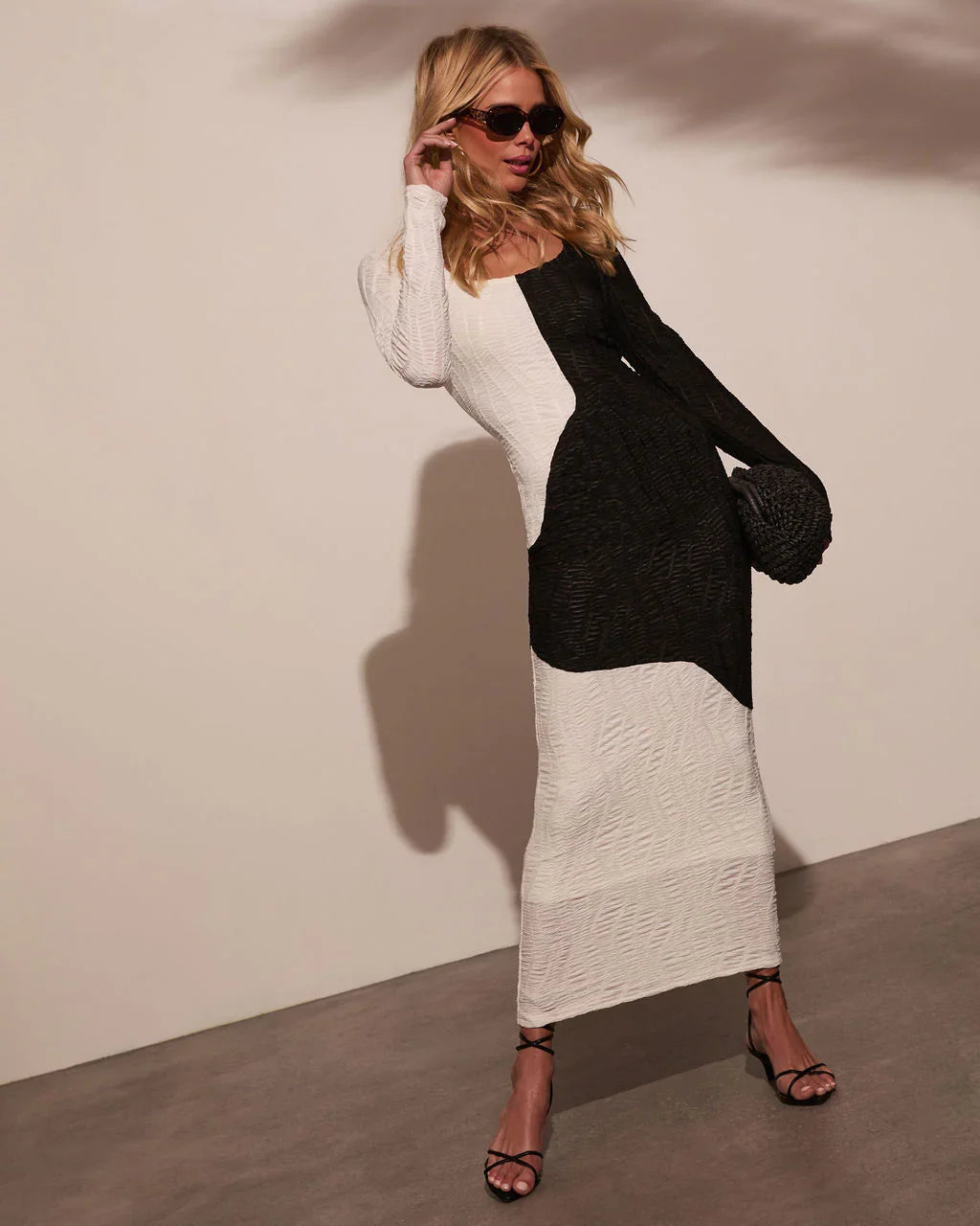 Delphie Colorblock Maxi Dress