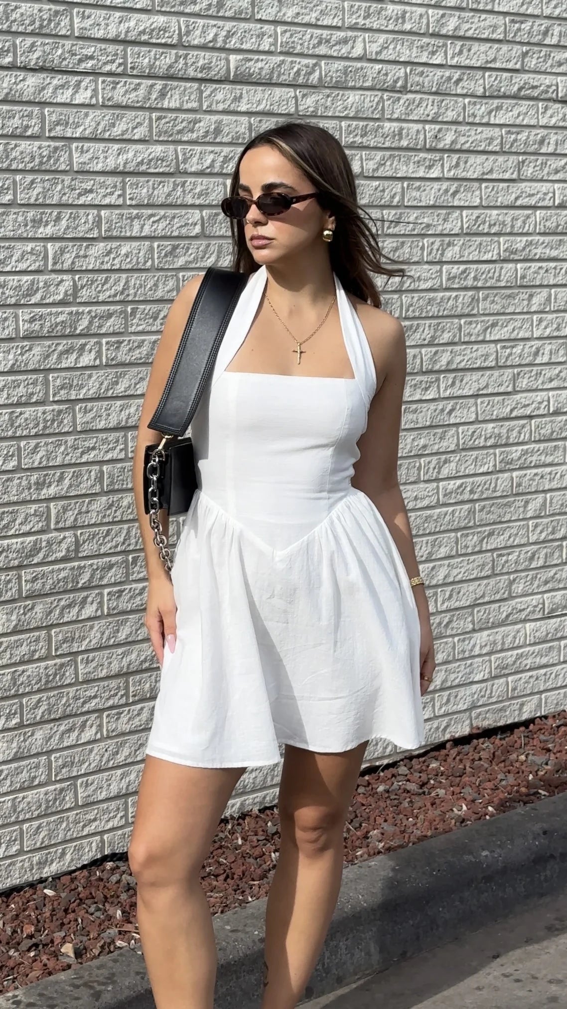 Peyton Mini Dress White