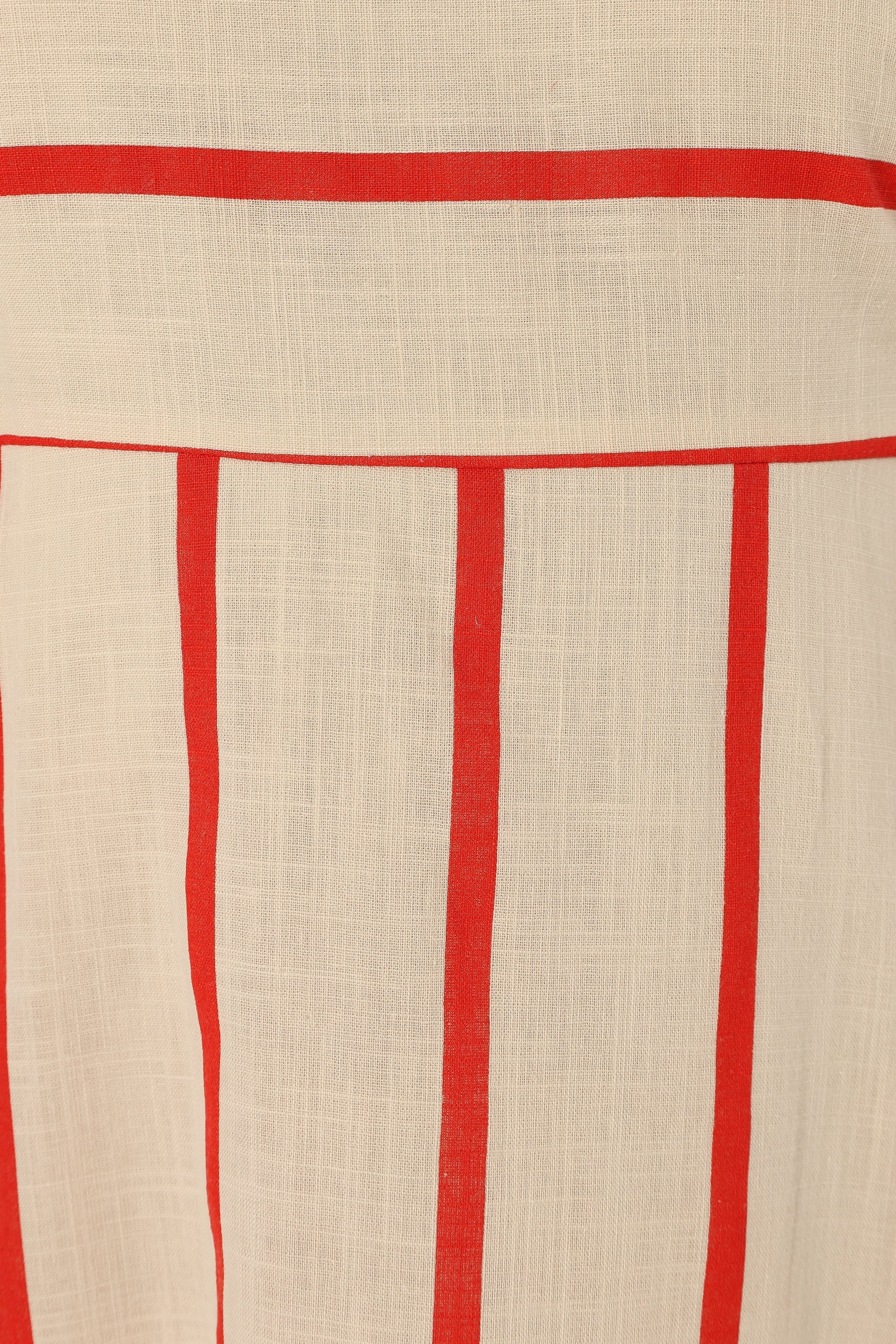 Brea Maxi Dress Cream Stripe
