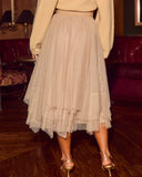 After Cocktails Tulle High Low Skirt