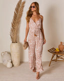 Brighton Beach Sleeveless Printed Jumpsuit