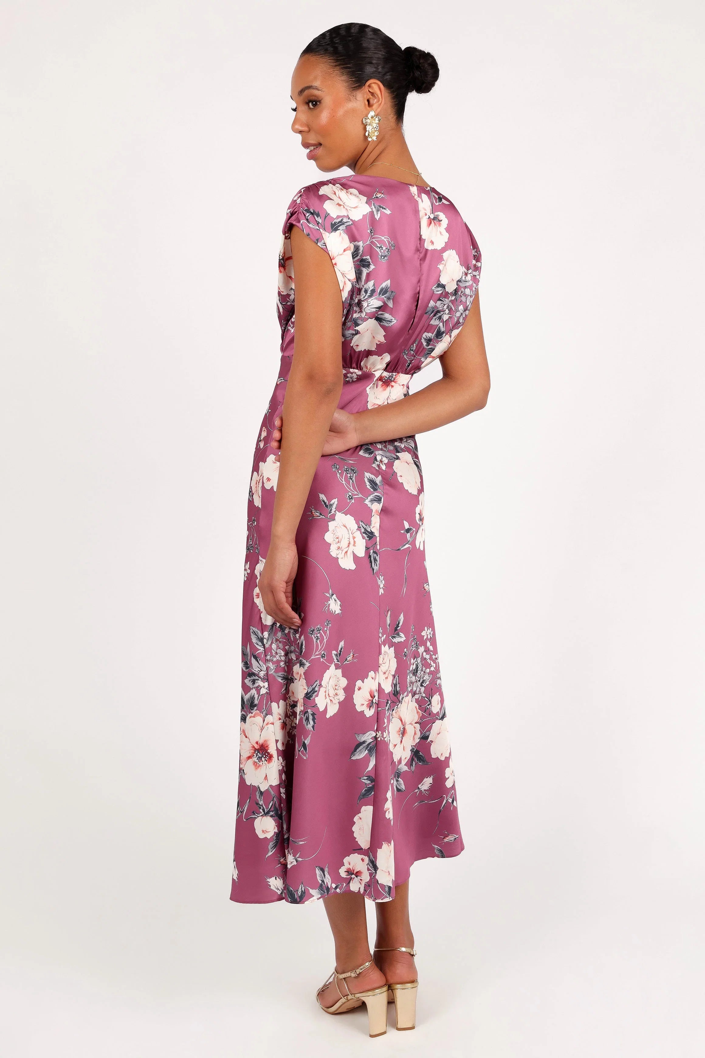 Amarlee Maxi Dress Dark Rose Floral