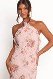 Patricia Maxi Dress Pale Pink Floral