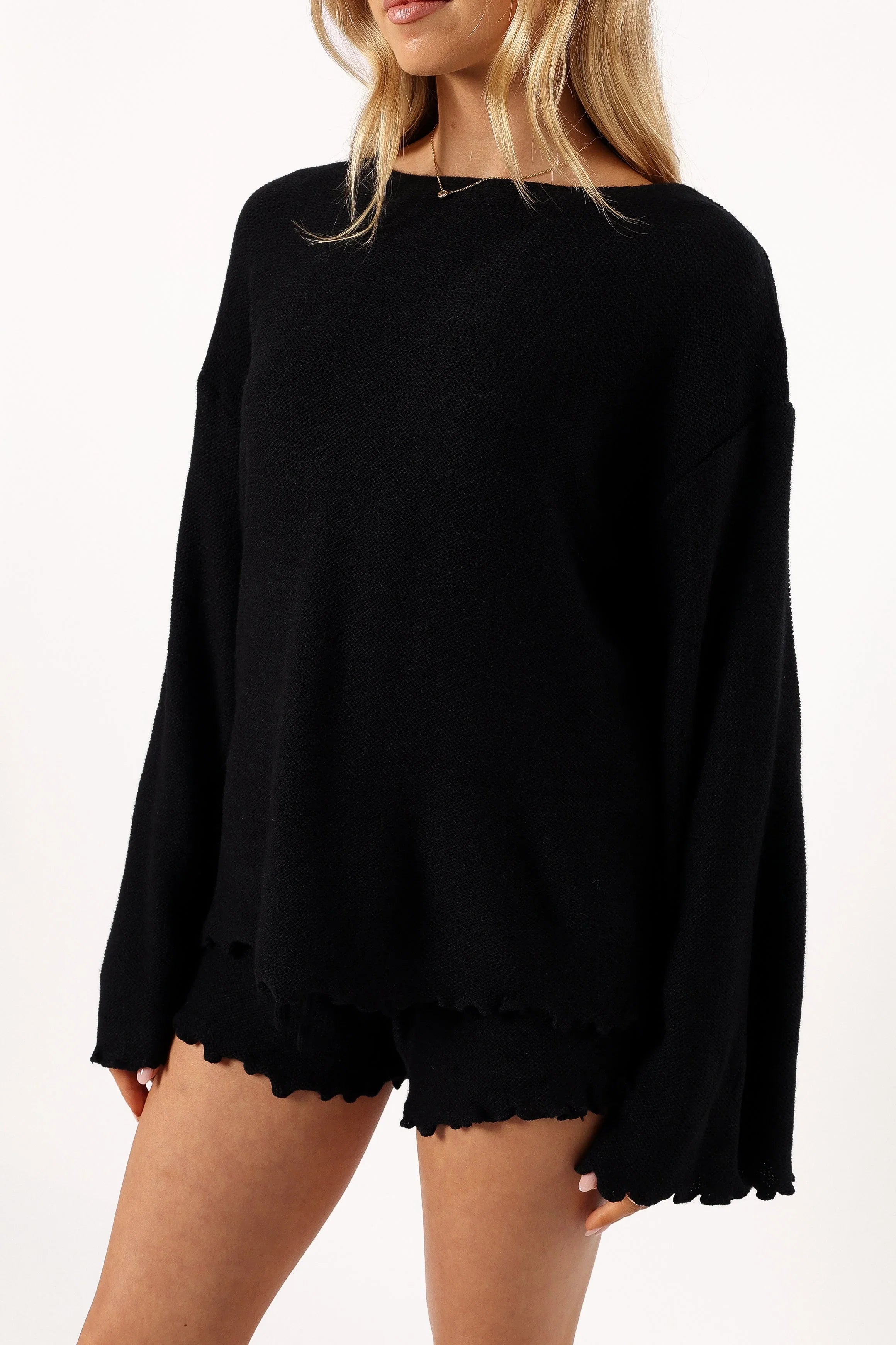 Christina Knit Set Black