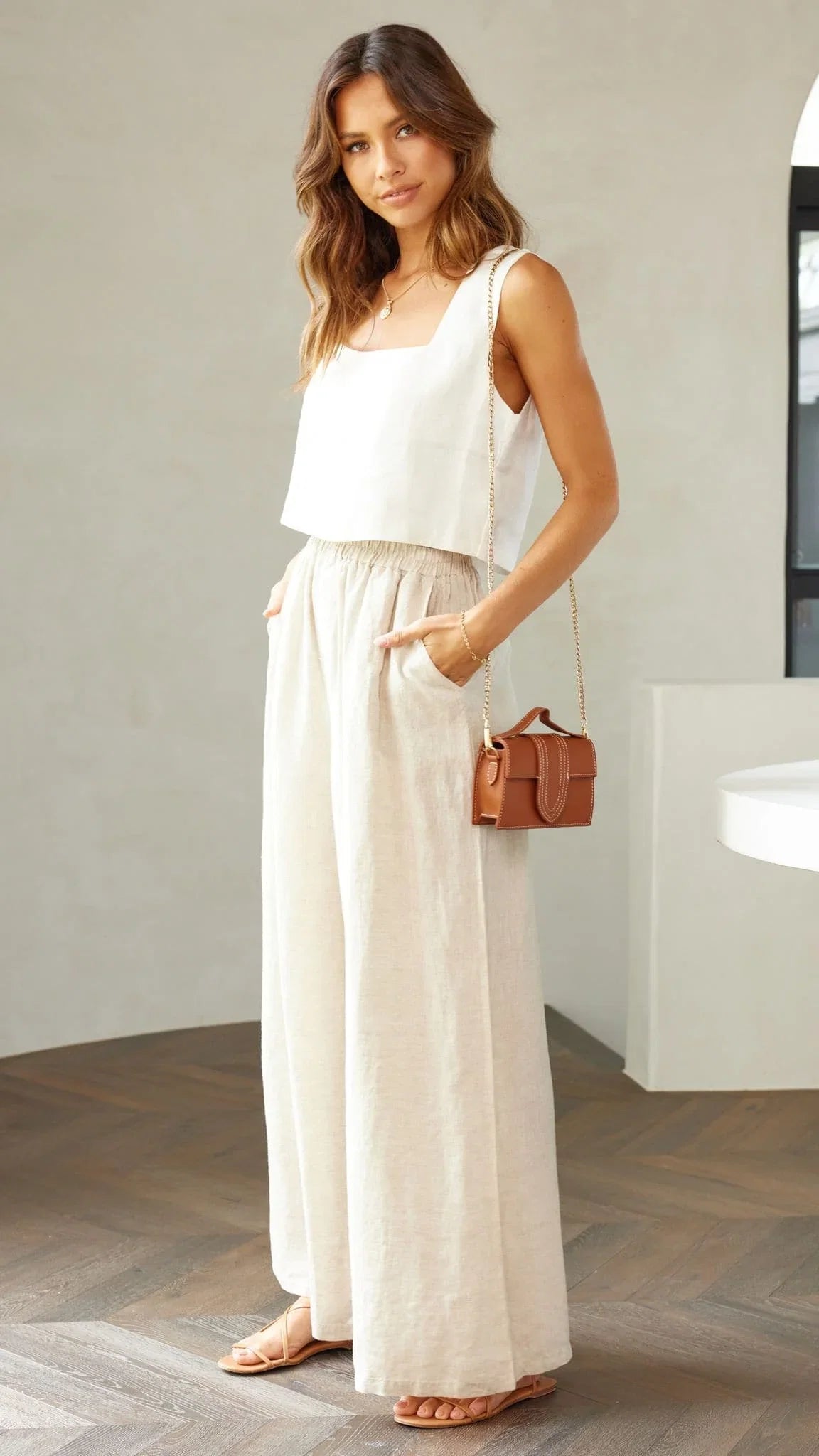 Oceana Pants Natural