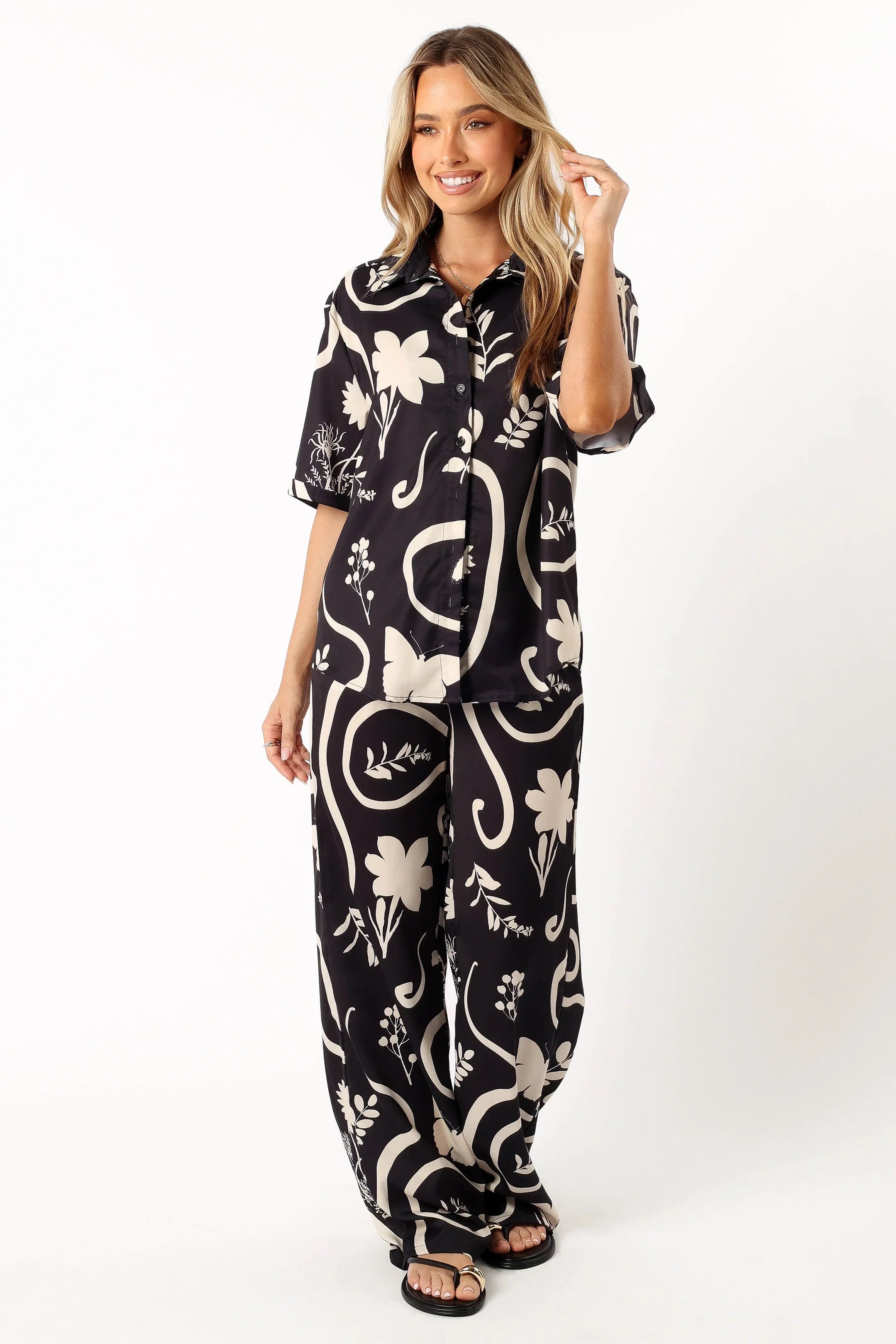 Leo Pant Black Sand