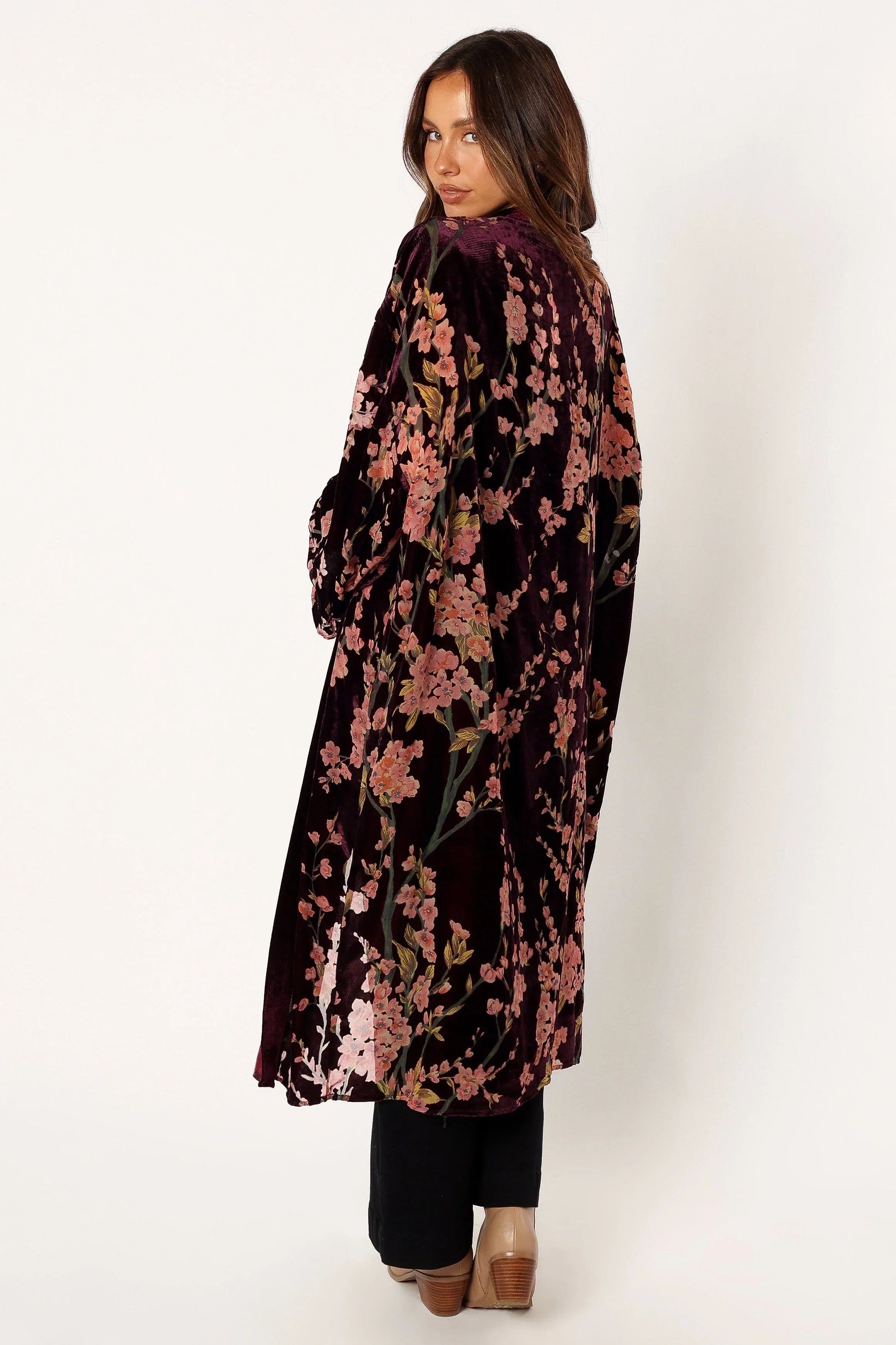 Lennon Velvet Duster Floral