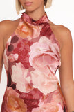 Lovett Maxi Halter Dress Botanical Garden