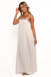 Alisha Maxi Dress White