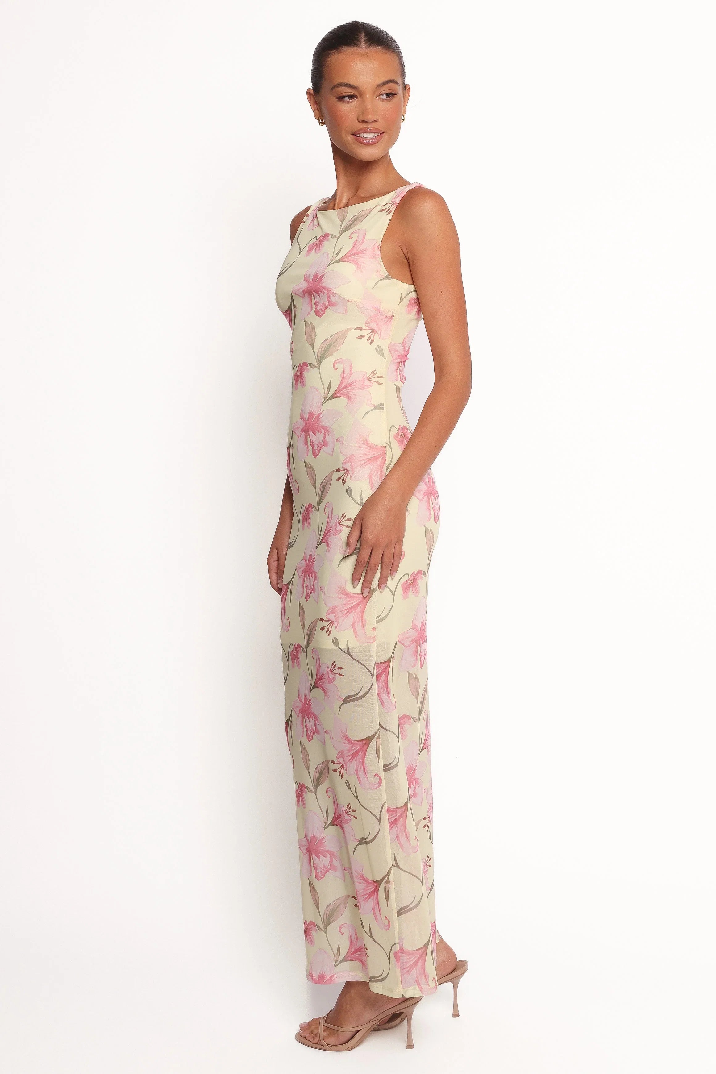 Brissa Maxi Dress Yellow Floral