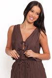 Captie Skirt Set Chocolate Brown