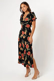 Christine Midi Dress Sunset Floral