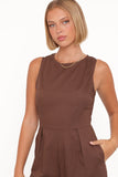 Ester Jumpsuit Chocolate