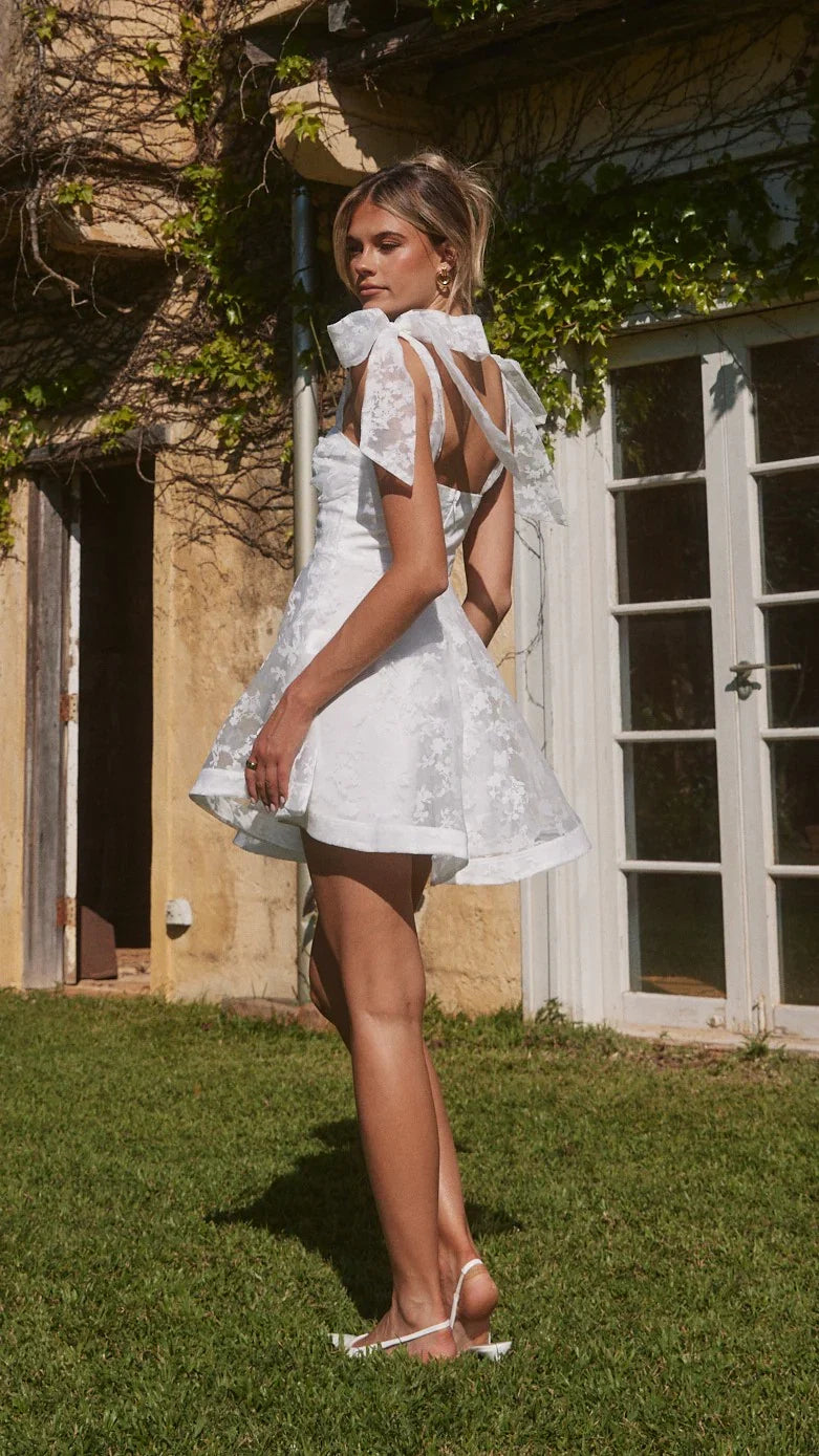 Karis Mini Dress White