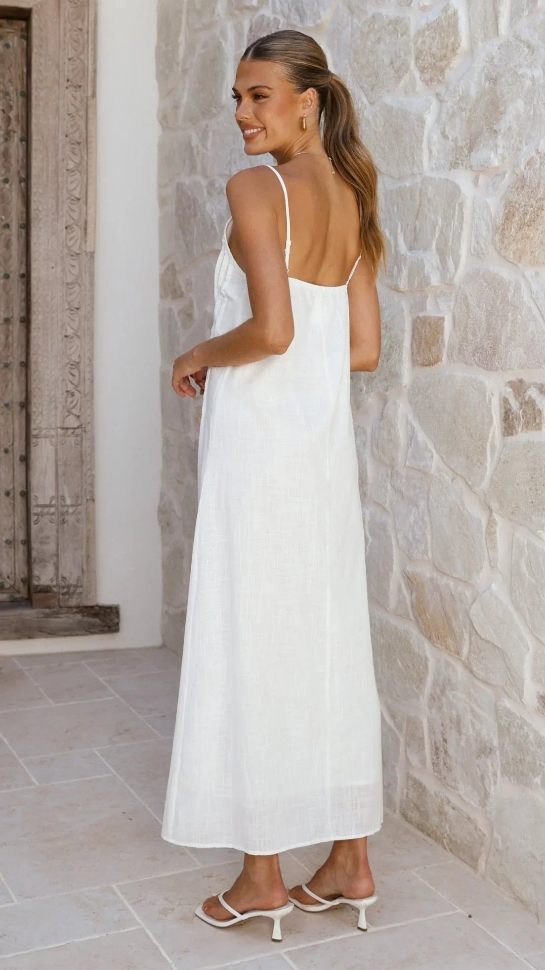 Aspen Maxi Dress White