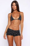 Festival Feels Embellished Shorts Black