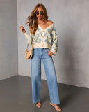 Jhenie Print Knit Cardigan