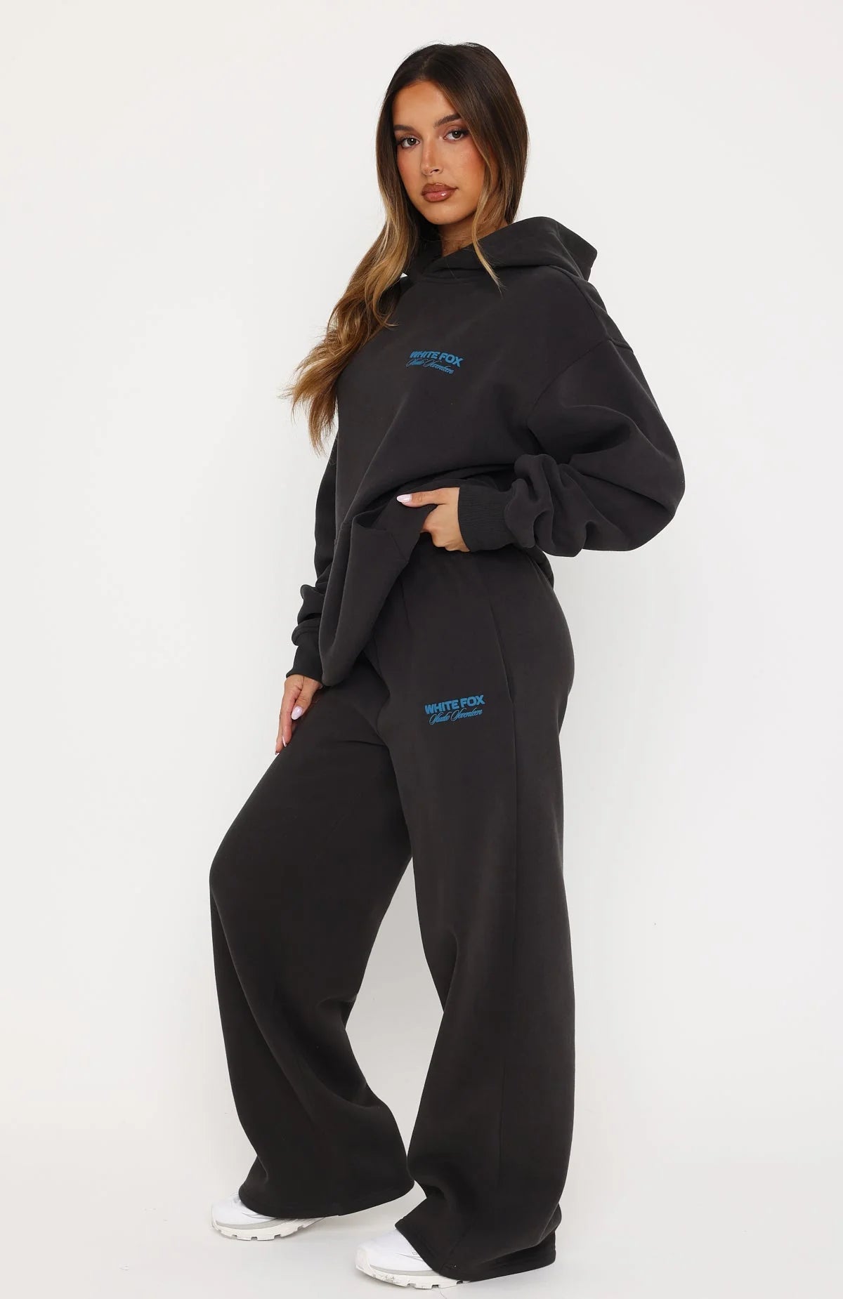Studio 17 Tallulah Wide Leg Sweatpants Charcoal