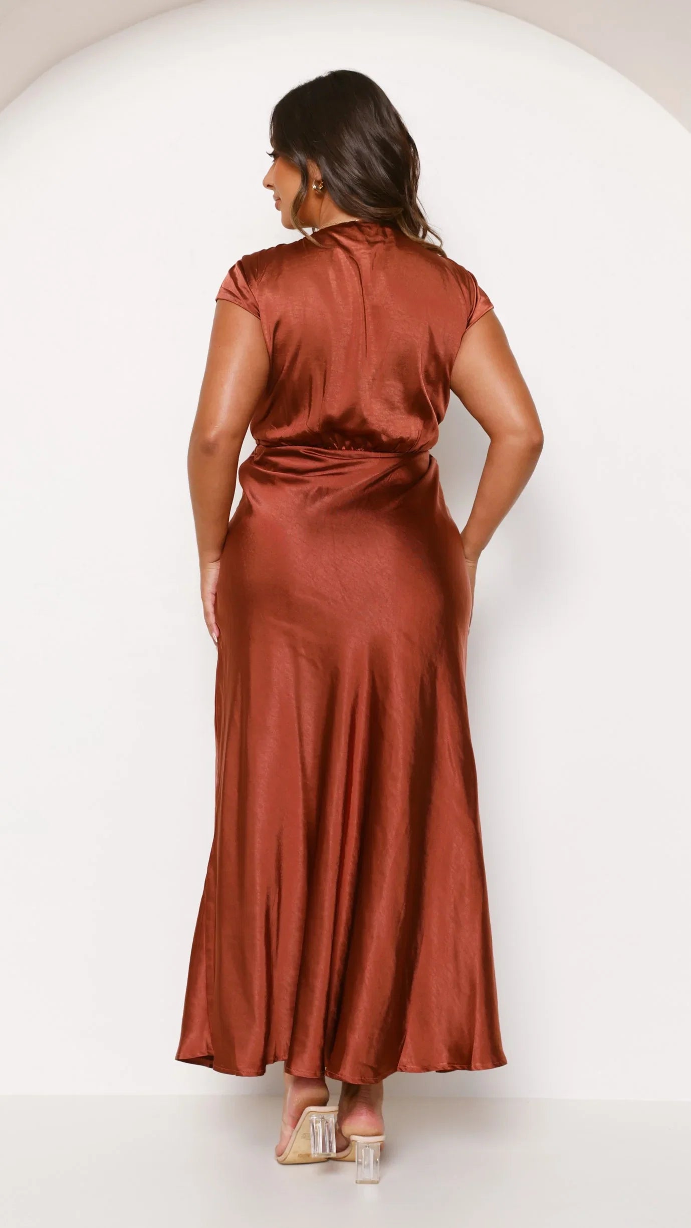 Selma Maxi Dress Rust