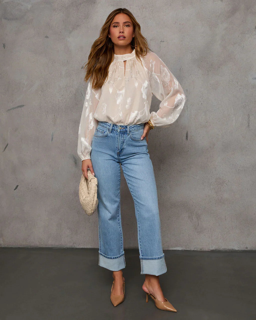 With You Satin Blouse