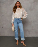 With You Satin Blouse