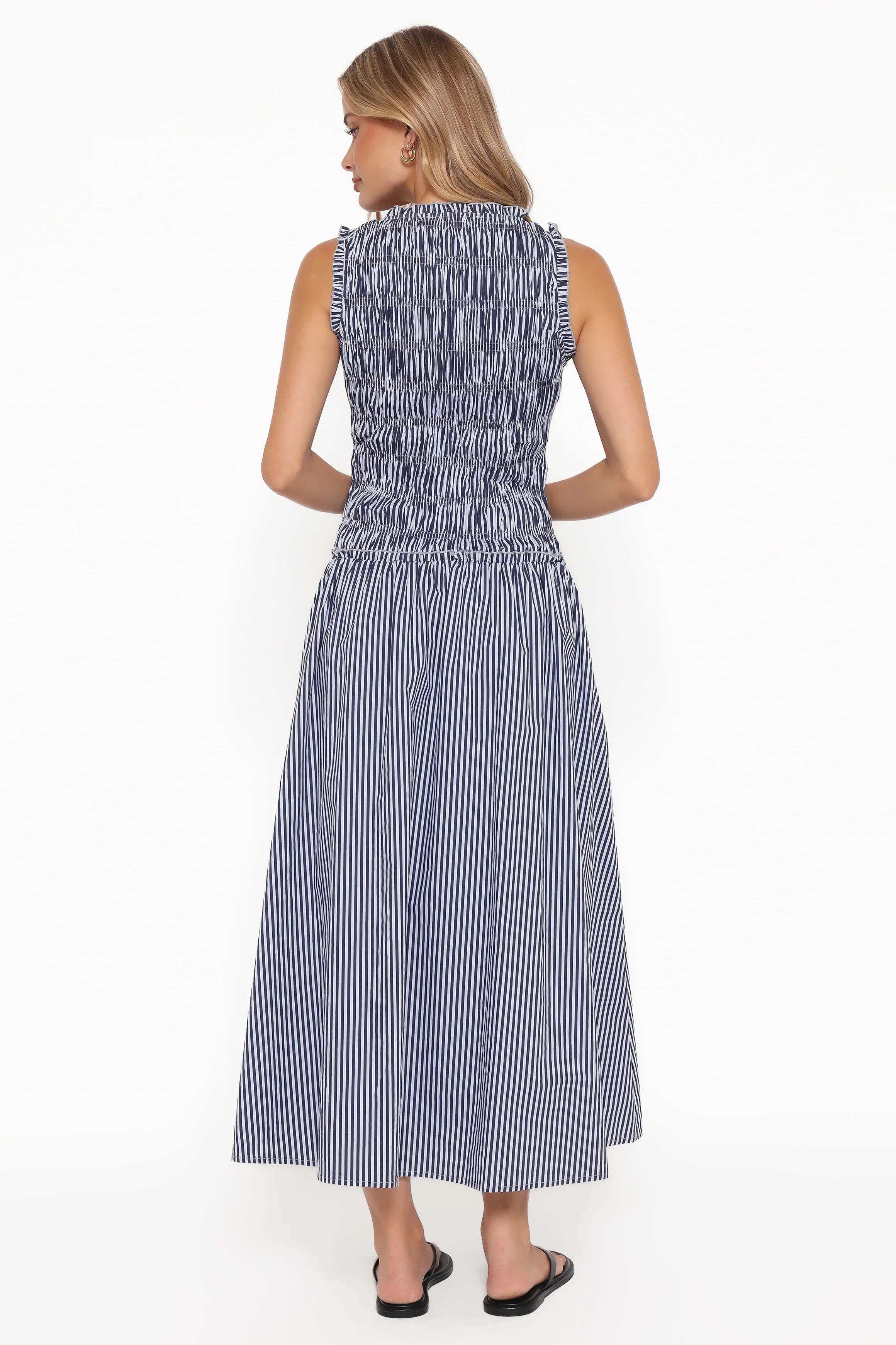 Kirrilee Maxi Dress Blue Stripe