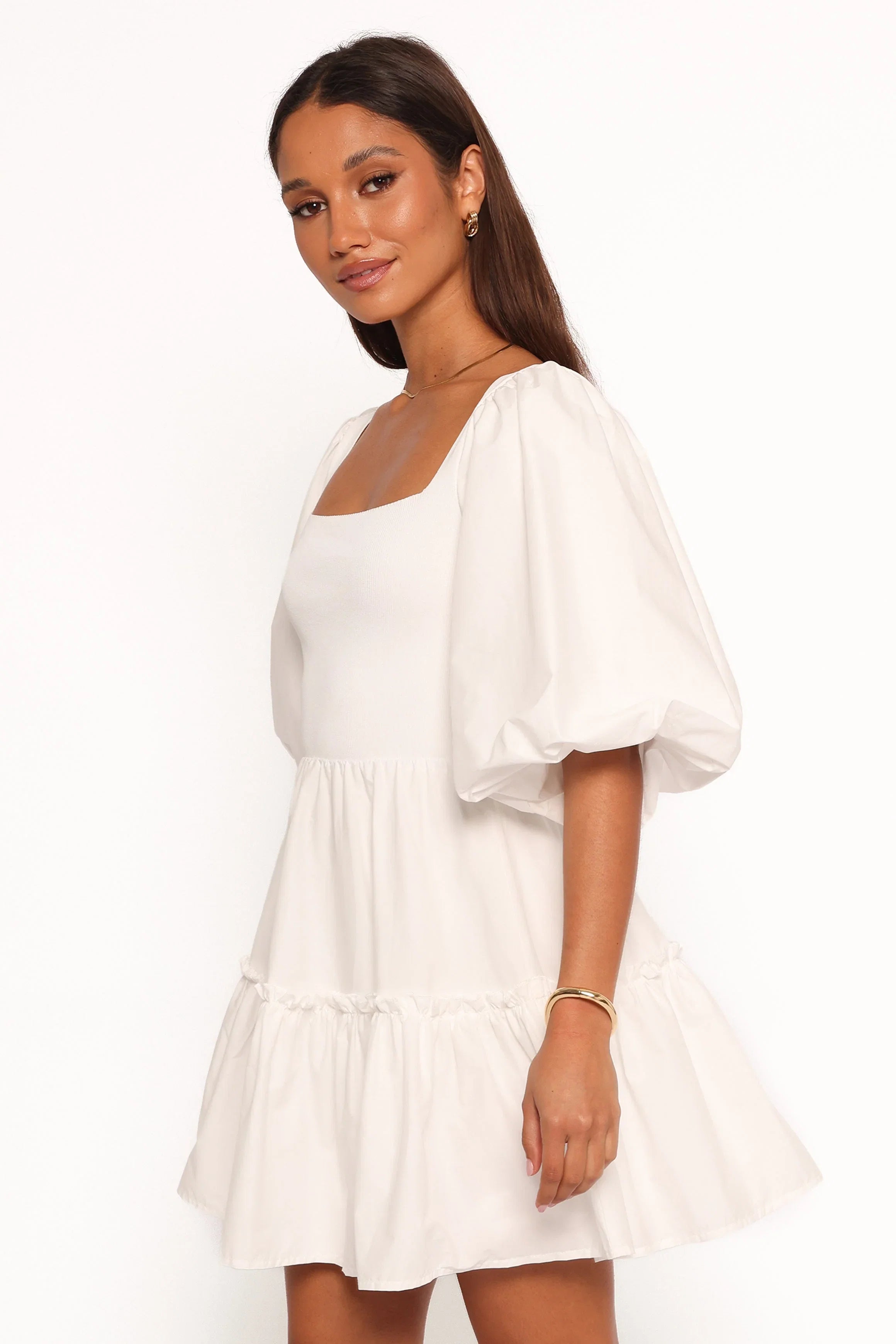 Meredith Mini Dress White