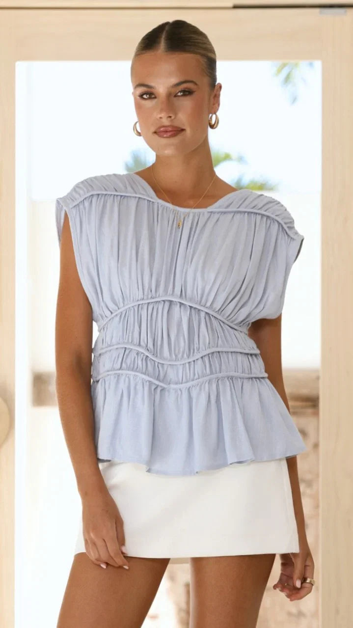 Amy Top Blue