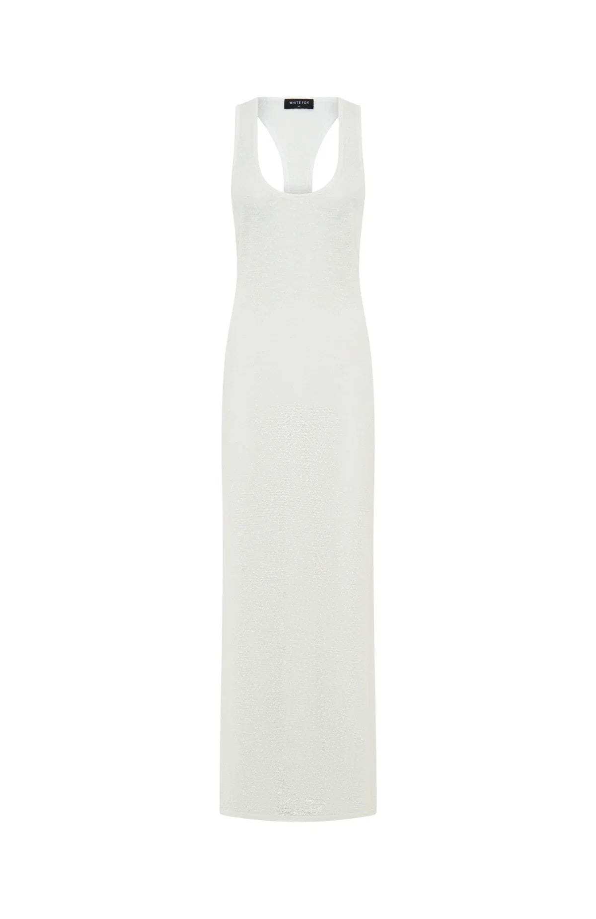 Tropic Waters Knit Maxi Dress White